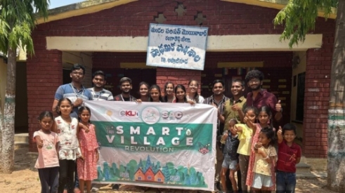 KLH Hyderabad Campus undertakes Smart Village Revolution initiatives